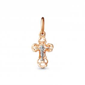 Золотая подвеска AQUAMARINE 14588 14588 фото