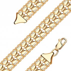 Золотой браслет плетение Фантазийное Золотые узоры 15-0044 15-0044 фото