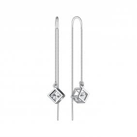Серебряные серьги TALANT 15-72-0001-17629 с фианитом 15-72-0001-17629 фото