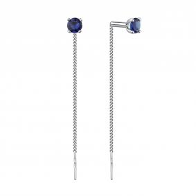 Серебряные серьги TALANT 15-72-0004-26412 с фианитом 15-72-0004-26412 фото