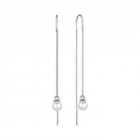 Серебряные серьги TALANT 15-72-0010-27177 с жемчугом 15-72-0010-27177 фото