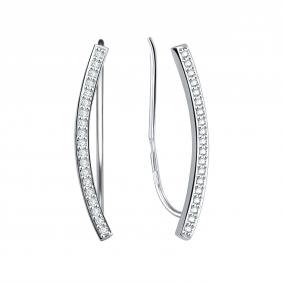 Серебряные серьги TALANT 16-72-0001-11821 с фианитом 16-72-0001-11821 фото