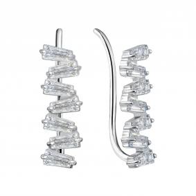 Серебряные серьги TALANT 16-72-0001-15847 с фианитом 16-72-0001-15847 фото