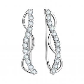 Серебряные серьги TALANT 16-72-0001-21516 с фианитом 16-72-0001-21516 фото