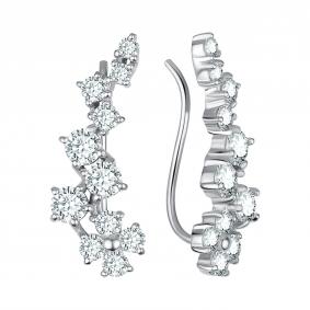 Серебряные серьги TALANT 16-72-0001-27211 с фианитом 16-72-0001-27211 фото