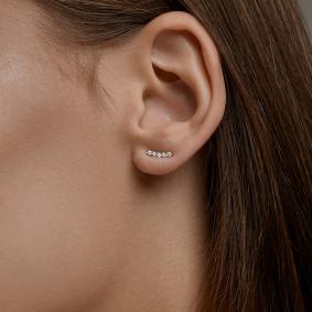 Одиночная серьга из золота SOKOLOV с фианитом 170118 170118 фото