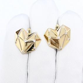 Серьги из лимонного золота Sanis 18-2110296 с фианитом 18-2110296 фото
