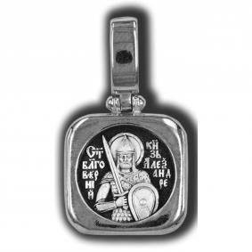 Подвеска-иконка их черненого серебра ЮЗ Елизавета 18289 18289 фото