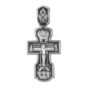 Серебряная подвеска-крест Распятие Христово ЮЗ Елизавета 18320 18320 фото