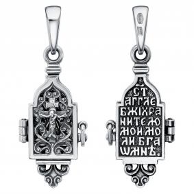 Подвеска-складень Ангел Хранитель из черненого серебра Высоковы 585 19-000038-105000 19-000038-105000 фото