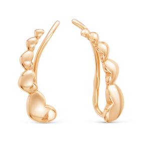 Золотые серьги Золотые узоры 2-4413 2-4413 фото