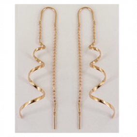 Золотые серьги Золотые узоры 2-5658 2-5658 фото