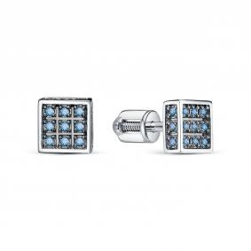 Серьги из белого золота RoseGrace 2-651-106Б-Гбр с бриллиантом 2-651-106Б-Гбр фото