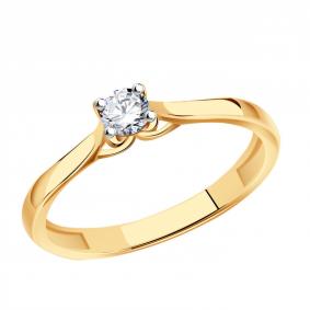 Золотое кольцо TALANT 20-02-0001-29022 с фианитом 20-02-0001-29022 фото