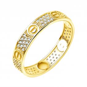 Кольцо из лимонного золота TALANT 20-20-0001-11116 с фианитом 20-20-0001-11116 фото