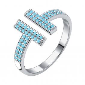 Серебряное кольцо TALANT 20-72-000Ъ-27769 с бирюзой 20-72-000Ъ-27769 фото
