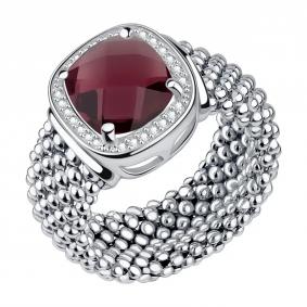 Серебряное кольцо TALANT 20-72-000Э-17109 с фианитом и ювелирным кристаллом 20-72-000Э-17109 фото