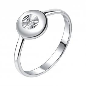 Серебряное кольцо TALANT 20-73-Ф000-18047 с бриллиантом выращенным 20-73-Ф000-18047 фото