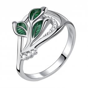 Серебряное кольцо TALANT 20-79-0001-17203 с фианитом и эмалью 20-79-0001-17203 фото