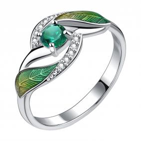 Серебряное кольцо TALANT 20-79-0003-17200 с фианитом и эмалью 20-79-0003-17200 фото