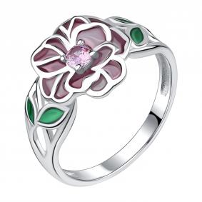 Серебряное кольцо TALANT с витражной эмалью и фианитом 20-79-000R-17133 20-79-000R-17133 фото