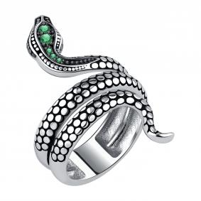 Серебряное кольцо Символ года Змея TALANT с фианитом 20-7Ц-0003-15731 20-7Ц-0003-15731 фото