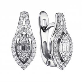 Серьги из белого золота DOLCE DIAMOND 20016012 с бриллиантом 20016012 фото