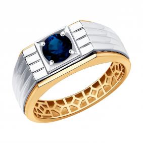 Золотое кольцо SOKOLOV 2011206 с сапфиром 2011206 фото