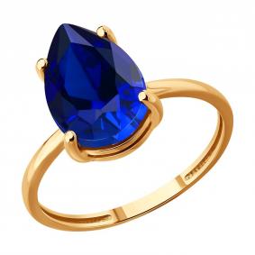 Золотое кольцо SOKOLOV 2011368 с сапфиром 2011368 фото