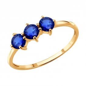 Золотое кольцо SOKOLOV 2011381 2011381 фото