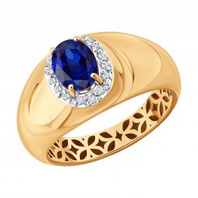 Золотое кольцо SOKOLOV 2011382 2011382 фото