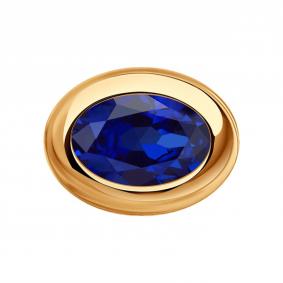 Золотая подвеска SOKOLOV 2030358 с сапфиром 2030358 фото