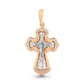 Золотая подвеска AQUAMARINE 20436 с фианитом 20436 фото