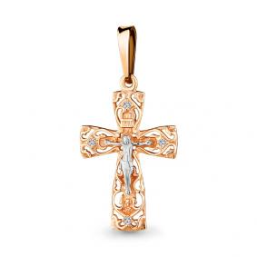 Золотая подвеска AQUAMARINE 20651 с фианитом 20651 фото