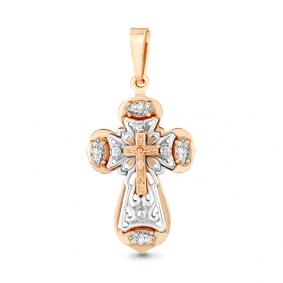 Золотая подвеска AQUAMARINE 20735 20735 фото