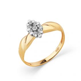 Кольцо из комбинированного золота Мастер Бриллиант 20M1-408381-00-00 с бриллиантом 20M1-408381-00-00 фото