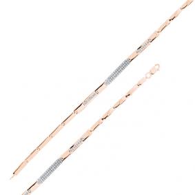 Браслет из комбинированного золота Мастер Бриллиант 20M10-420353-00-00 с бриллиантом 20M10-420353-00-00 фото