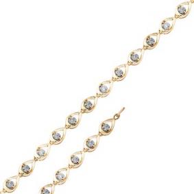 Браслет из комбинированного золота Мастер Бриллиант 20M10-420392-03-00 с бриллиантом 20M10-420392-03-00 фото