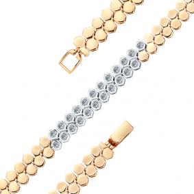 Браслет из комбинированного золота Мастер Бриллиант 20M10-420394-00-00 с бриллиантом 20M10-420394-00-00 фото