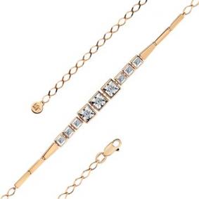 Браслет из комбинированного золота Мастер Бриллиант 20M10-420410-00-00 с бриллиантом 20M10-420410-00-00 фото