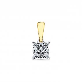 Подвеска из комбинированного золота Мастер Бриллиант 20M3-509012-00-00 с бриллиантом 20M3-509012-00-00 фото