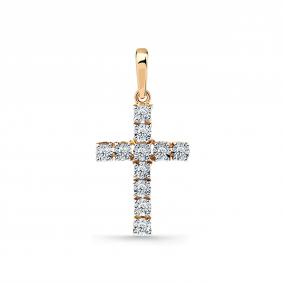 Подвеска из комбинированного золота Мастер Бриллиант 20M8-480350-00-00 с бриллиантом 20M8-480350-00-00 фото