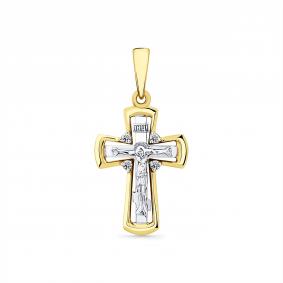 Подвеска из комбинированного золота Мастер Бриллиант 20M8-580223-00-00 с бриллиантом 20M8-580223-00-00 фото