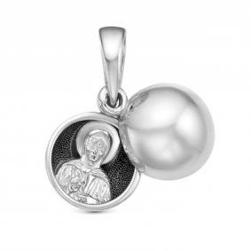 Подвеска Святая блаженная Матрона, Божия Матерь Казанская из черненого серебра Высоковы 585 21-002076-115000 21-002076-115000 фото