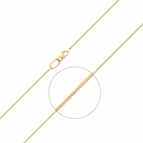 Цепь плетение Панцирное из лимонного золота Platina 21-0113-030-1130-17 21-0113-030-1130-17 фото