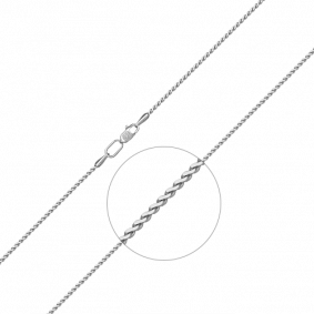 Цепь из белого золота Platina 21-0138-060-1120-17 21-0138-060-1120-17 фото