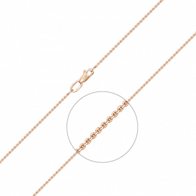 Золотая цепь плетение Якорное Platina 21-0803-030-1110-17 21-0803-030-1110-17 фото