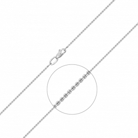 Цепь плетение Якорное из белого золота Platina 21-0811-030-1120-17 21-0811-030-1120-17 фото