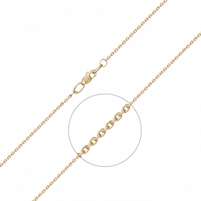 Цепь плетение Якорное из лимонного золота Platina 21-0813-040-1130-17 21-0813-040-1130-17 фото