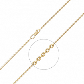 Цепь плетение Якорное из лимонного золота Platina 21-0813-050-1130-17 21-0813-050-1130-17 фото